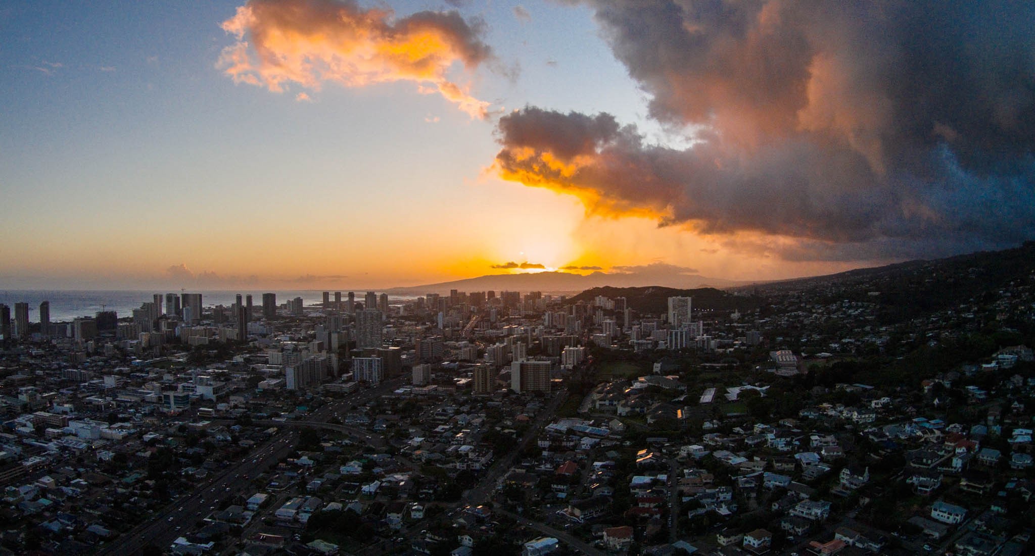 Sunset from about 400ft up