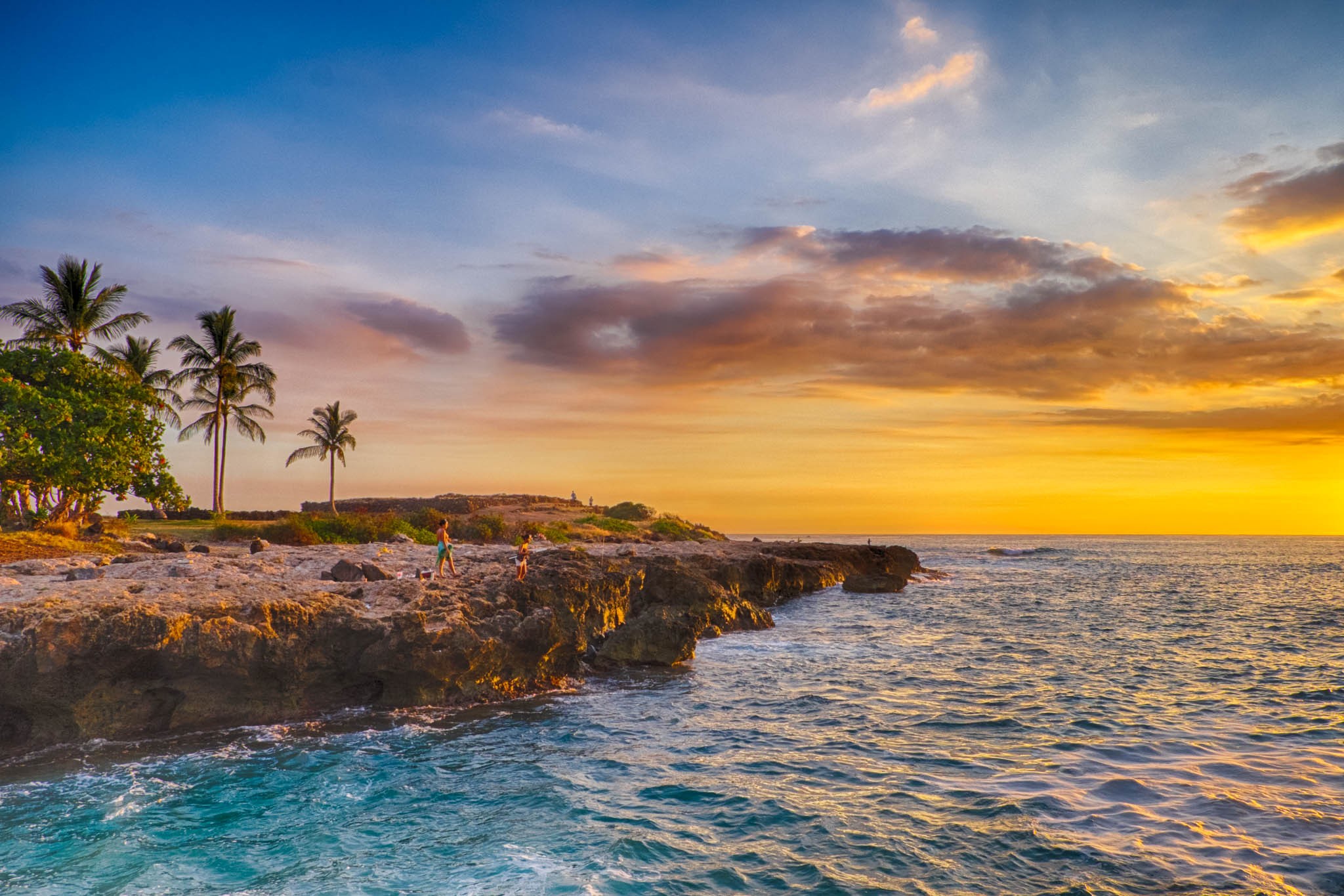 Sunset from Poka‘i Bay