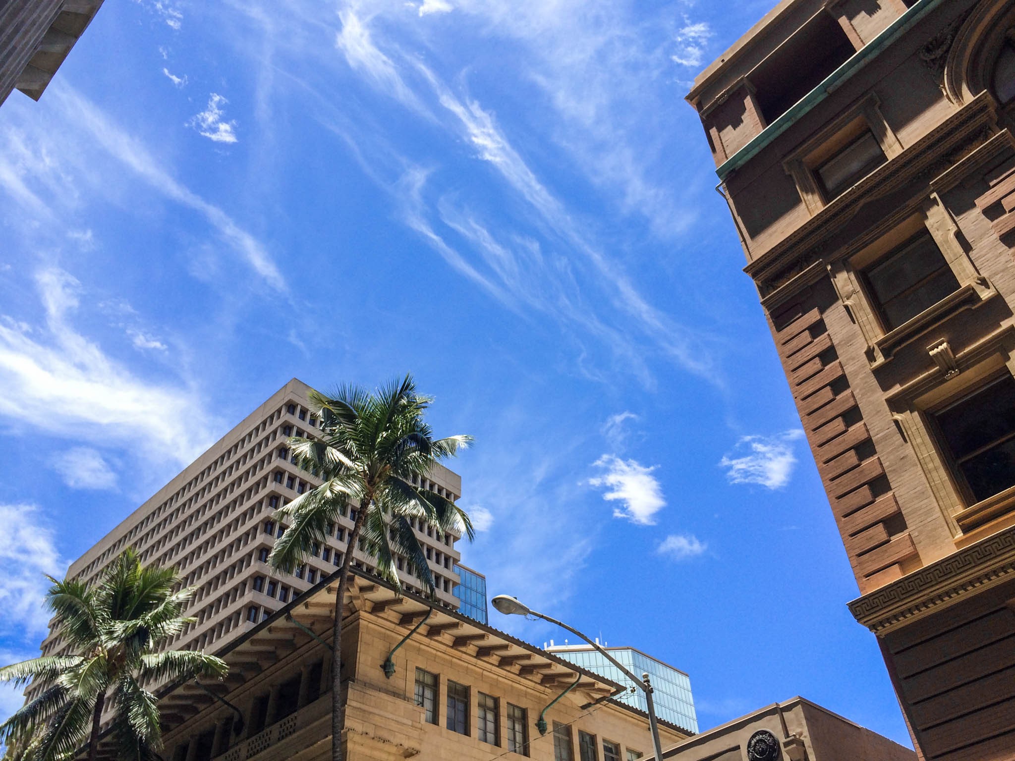 Looking up in Downtown