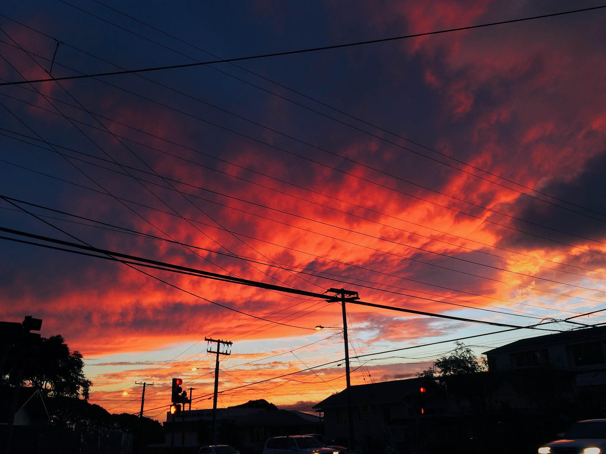 Fire in the sky