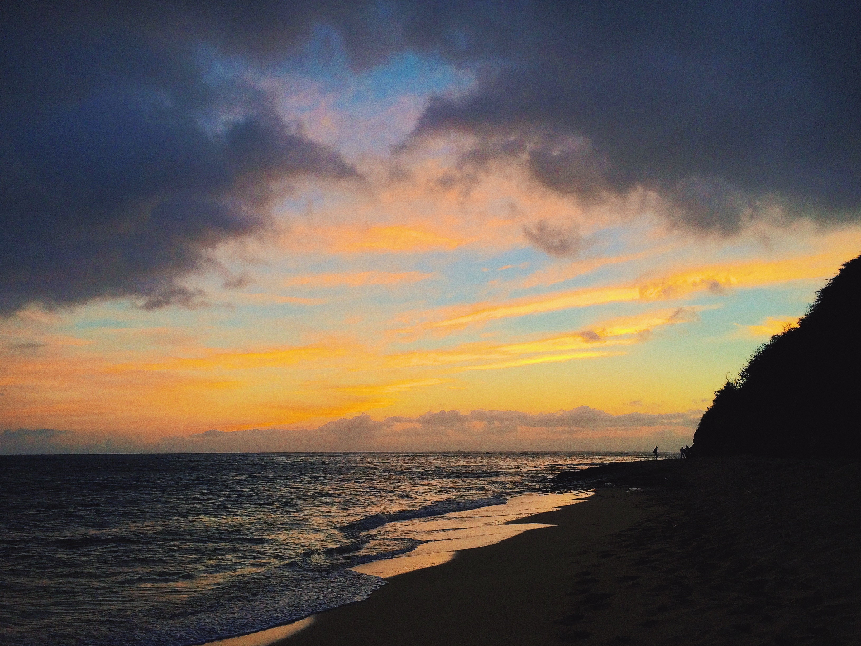 Sunset from Diamond Head Beach