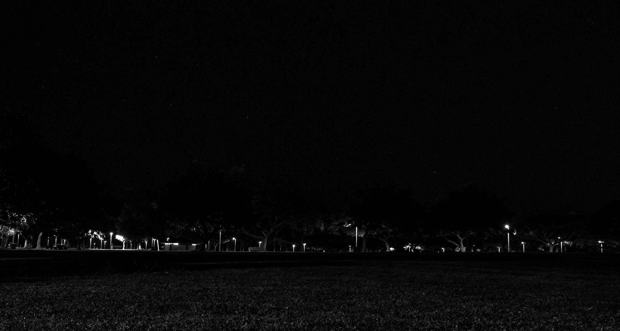 Ala Moana Park at Night