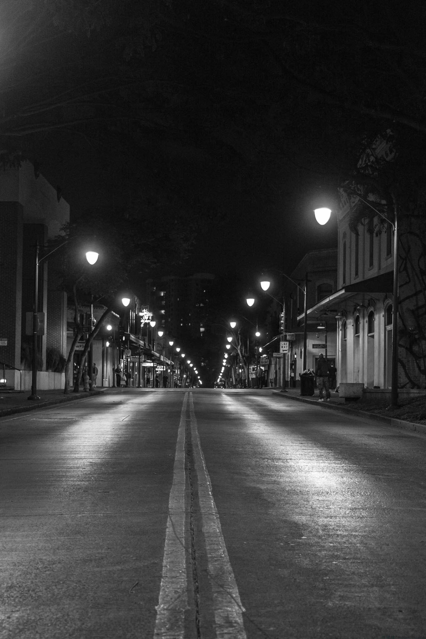 Looking Down Hotel Street